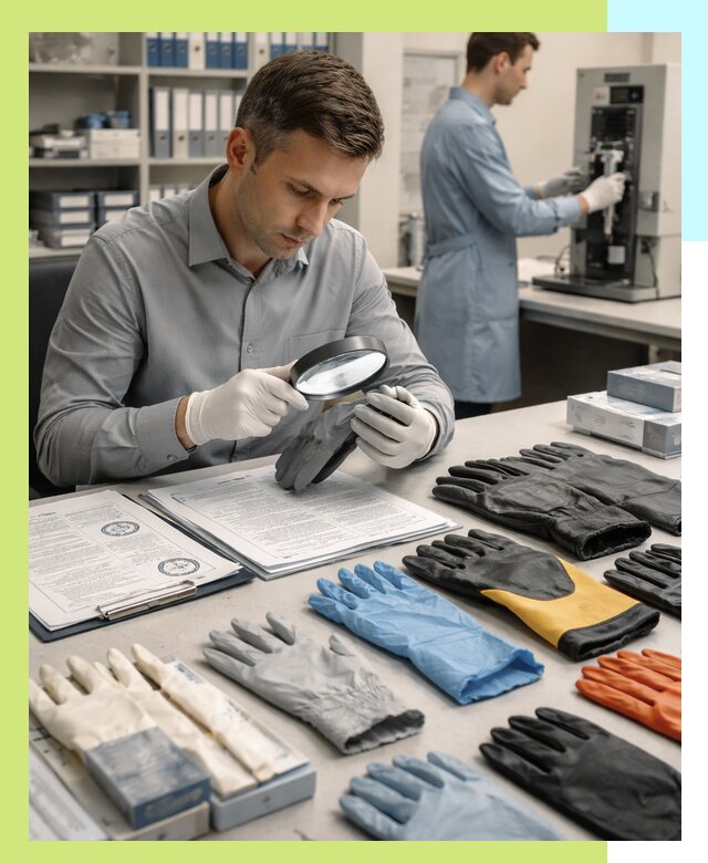 Сертификация перчаток и средств защиты продукции в Североуральске
