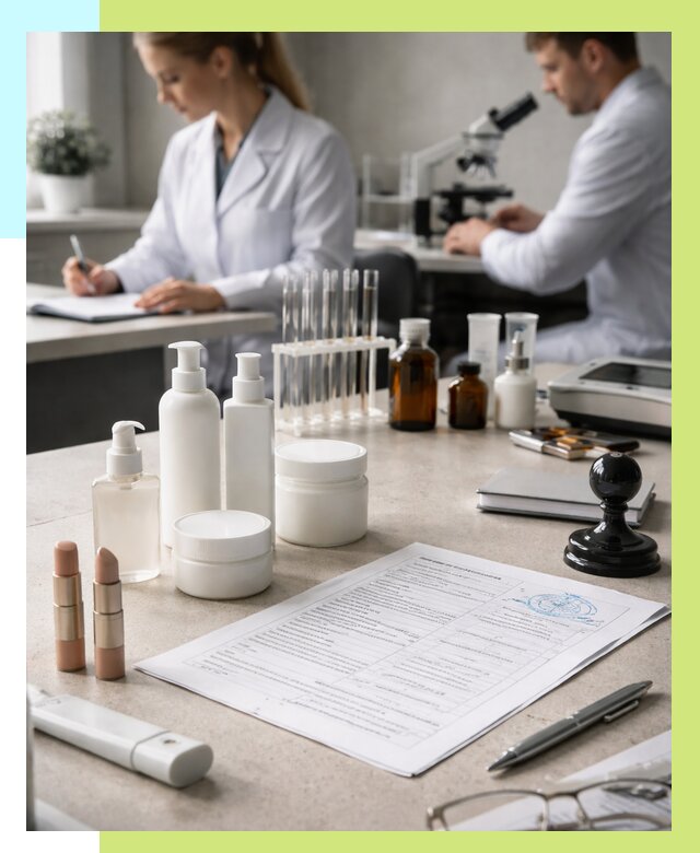 Сертификация косметики в Североуральске от 20602 р. - Алешин-Сву