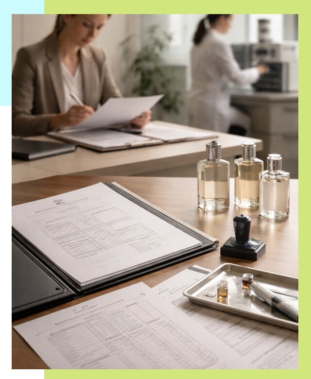 Сертификация парфюмерии в Североуральске от 15452 р. | Алешин-Сву