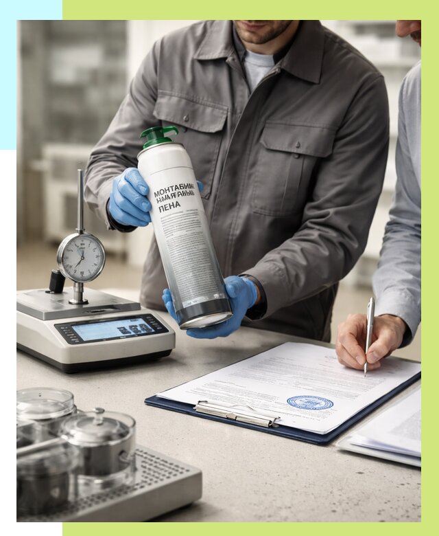 Сертификация монтажной пены в Североуральске от 15452 р. | Алешин-Сву