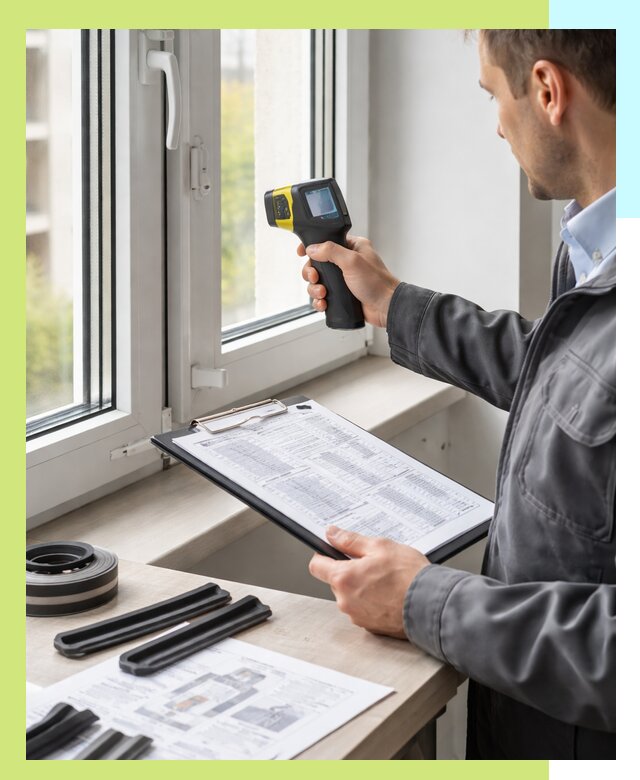 Сертификация окон в Североуральске: испытания, сертификаты, декларации