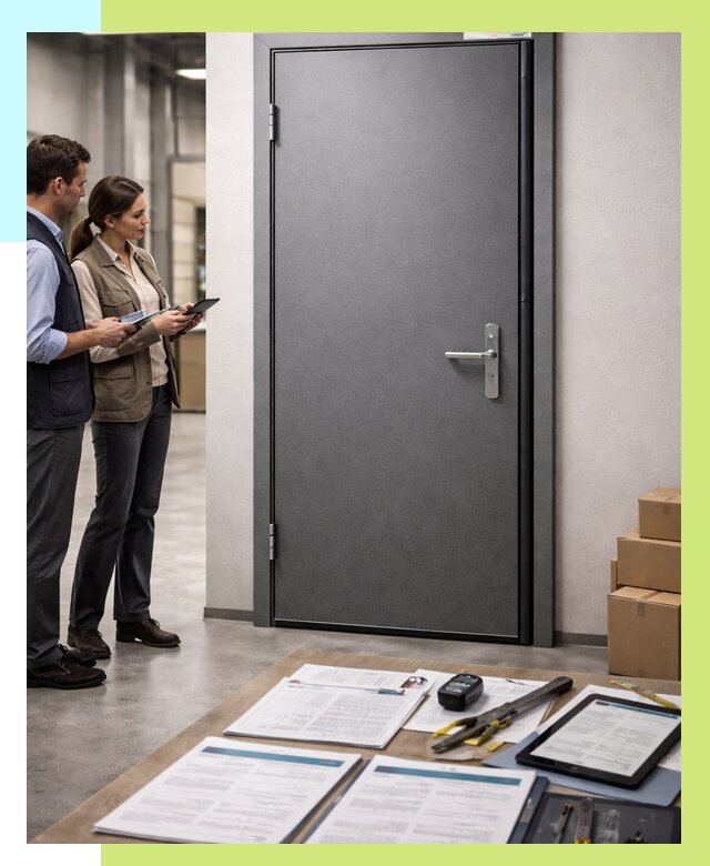 Сертификация противопожарных дверей в Североуральске от 9271 р. | Алешин-Сву