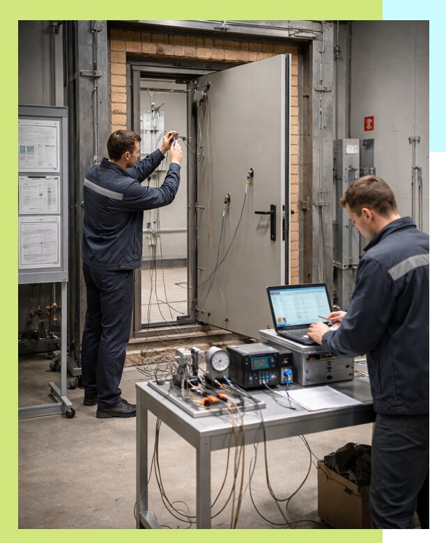 Сертификация противопожарных дверей в Североуральске по ГОСТ и ТР