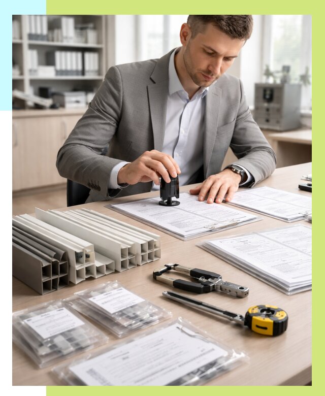 Сертификация ПВХ продукции в Североуральске от 8756 р., Алешин-Сву