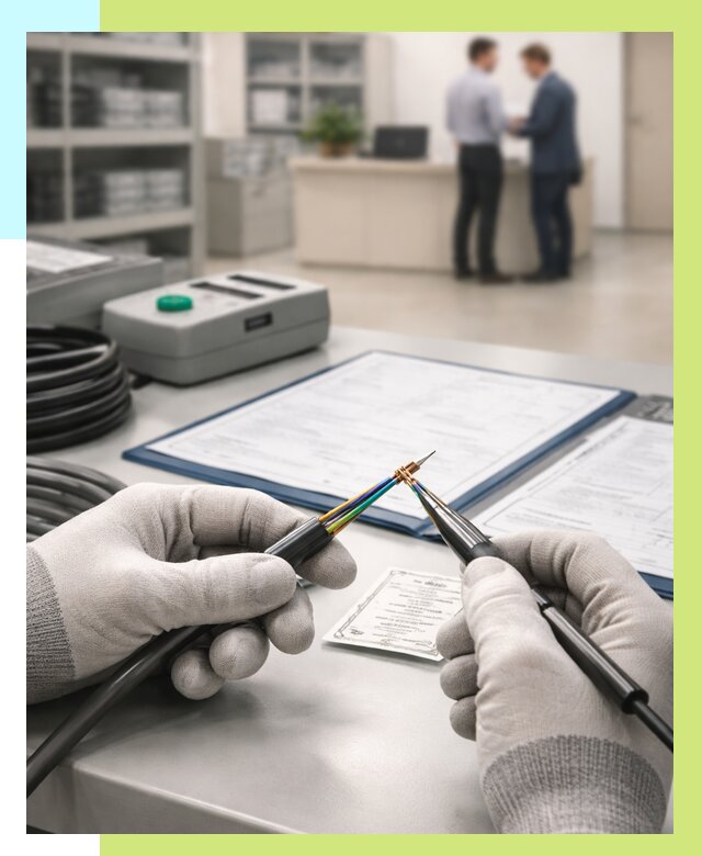 Сертификация провода в Североуральске от 18542 р. в Алешин-Сву