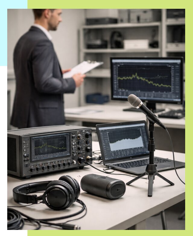 Сертификация аудиотехники в Североуральске от 15452 р., Алешин-Сву