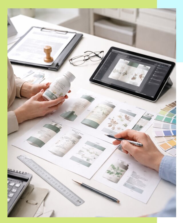 Профессиональная разработка дизайна и текста этикетки продукции в Североуральске