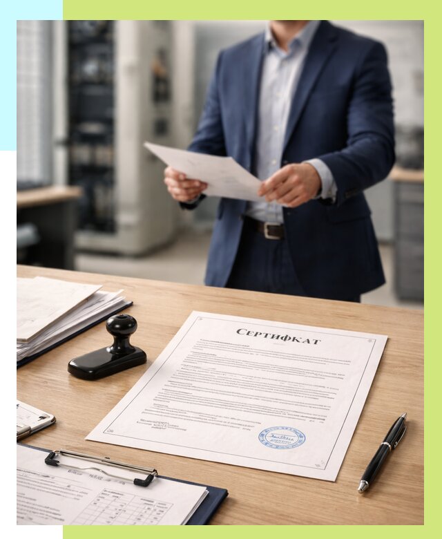 Сертификат на оборудование в Североуральске от 15452 р. | Алешин-Сву