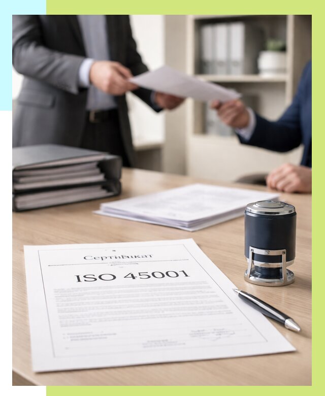 Сертификат ISO 45001 в Североуральске под ключ от 46355 р. | Алешин-Сву