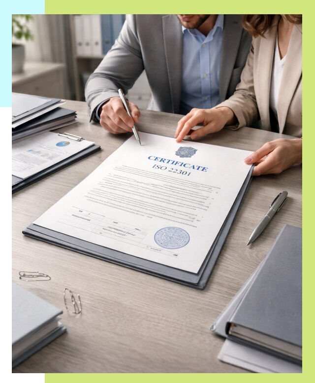 Сертификат ISO 22301 в Североуральске от 46355 р. | Алешин-Сву срочно