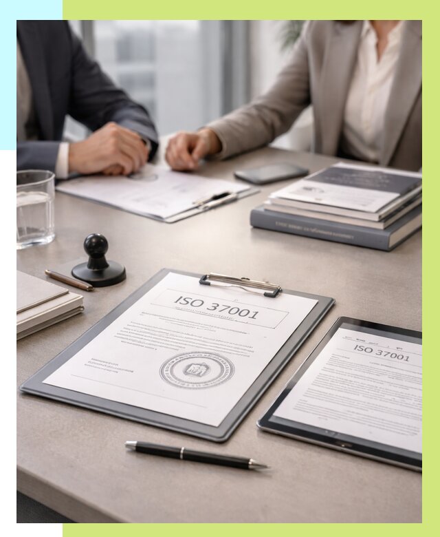 Сертификат ISO 37001 в Североуральске оформить от 123612 р. Алешин-Сву
