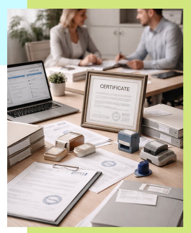 Сертификация компании в Североуральске от 46355 р. | Алешин-Сву — заказ